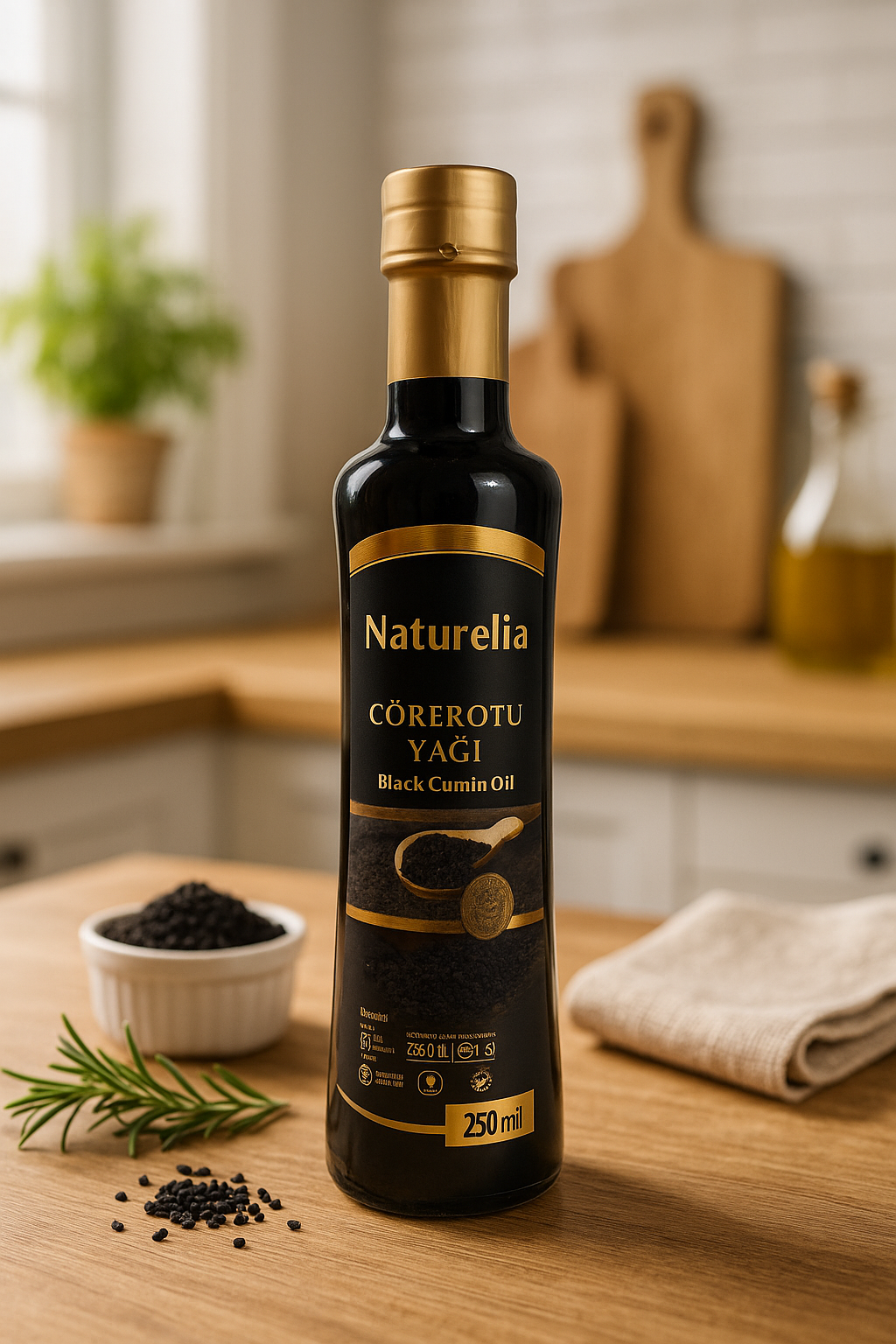 Naturelia Çörekotu Yağı Soğuk Pres 250 ml