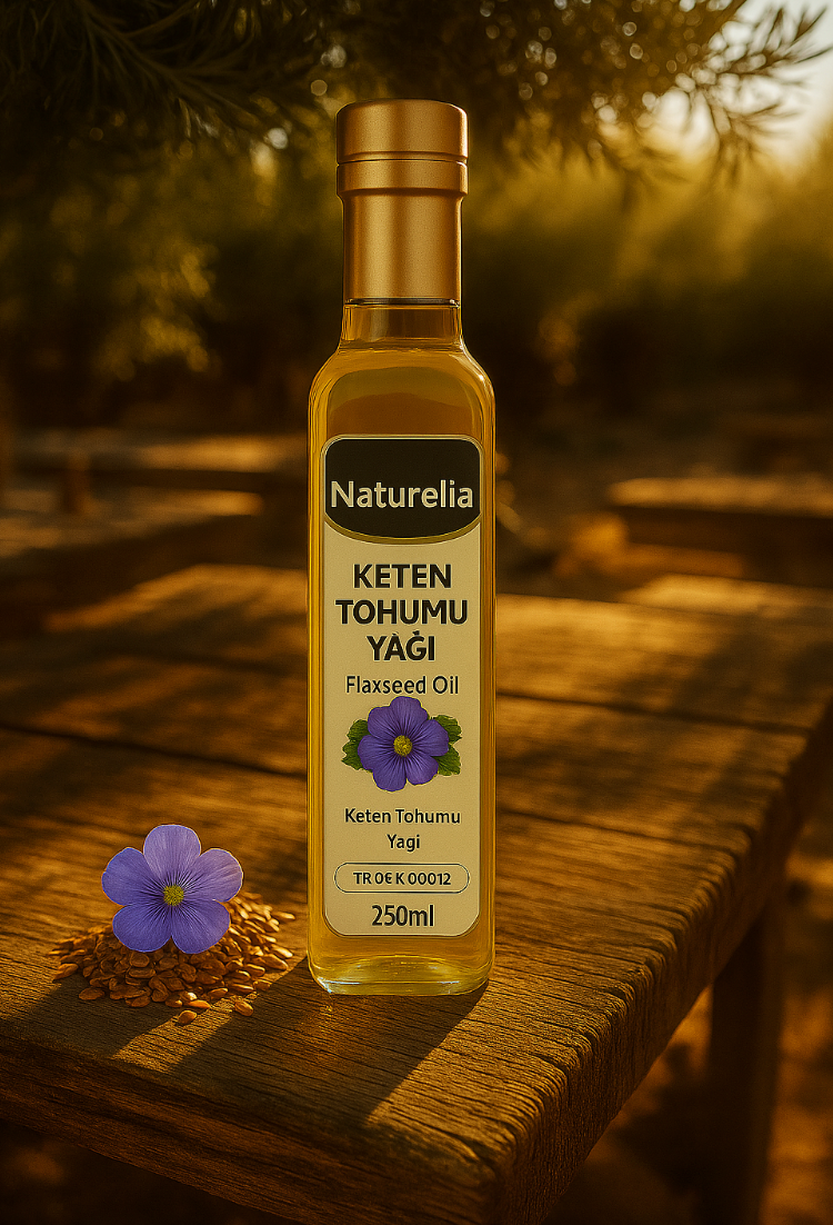 Naturelia Keten Tohumu Yağı Soğuk Pres 250 ml